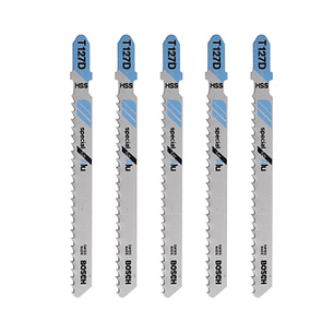 Set 5 Hojas Calar Aluminio T127D Bosch