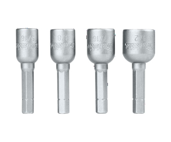 Set 4 Pcs Adaptadores Magnéticos Hex. B-59265 Makita 2