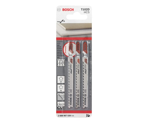 Set 3 Hojas Calar PVC T102D Bosch 1