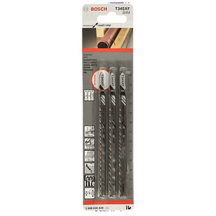 Set 3 Hojas Calar Madera / Metal T345XF Bosch