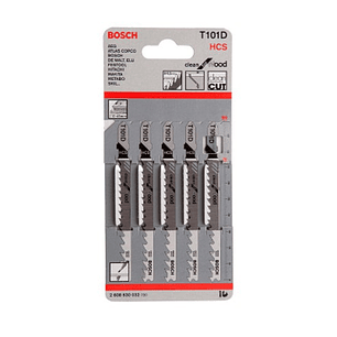 Set 5 Hojas Calar Madera Corte Limpio T101D Bosch