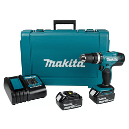 Taladro Percutor Inalámbrico 13mm 18v DHP453SFE Makita
