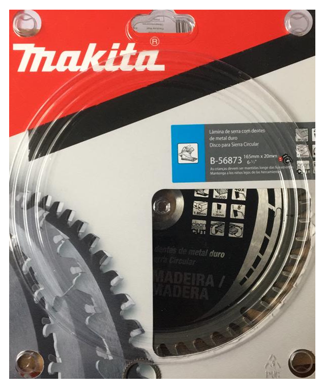 Disco De Sierra Para madera Sp600d 165mm B-56873 Makita 1