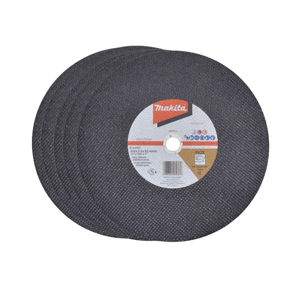 Pack 5 discos Corte Inox 14