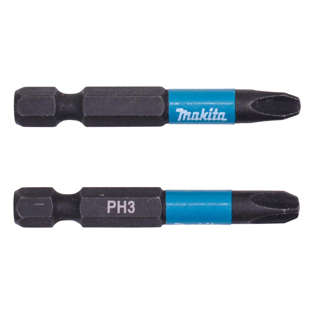 Set 2 Puntas Impact Black PH3 50mm B-63731 Makita 1