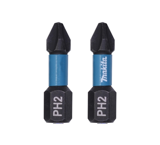 Set 2 Puntas Impact Black PH2 25 mm B-63616 Makita 1