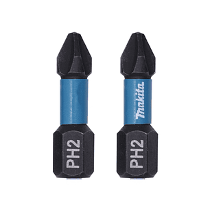 Set 2 Puntas Impact Black PH2 25 mm B-63616 Makita