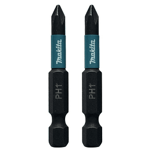 Set 2 Puntas Impact Black PH1 50 mm B-63719 Makita