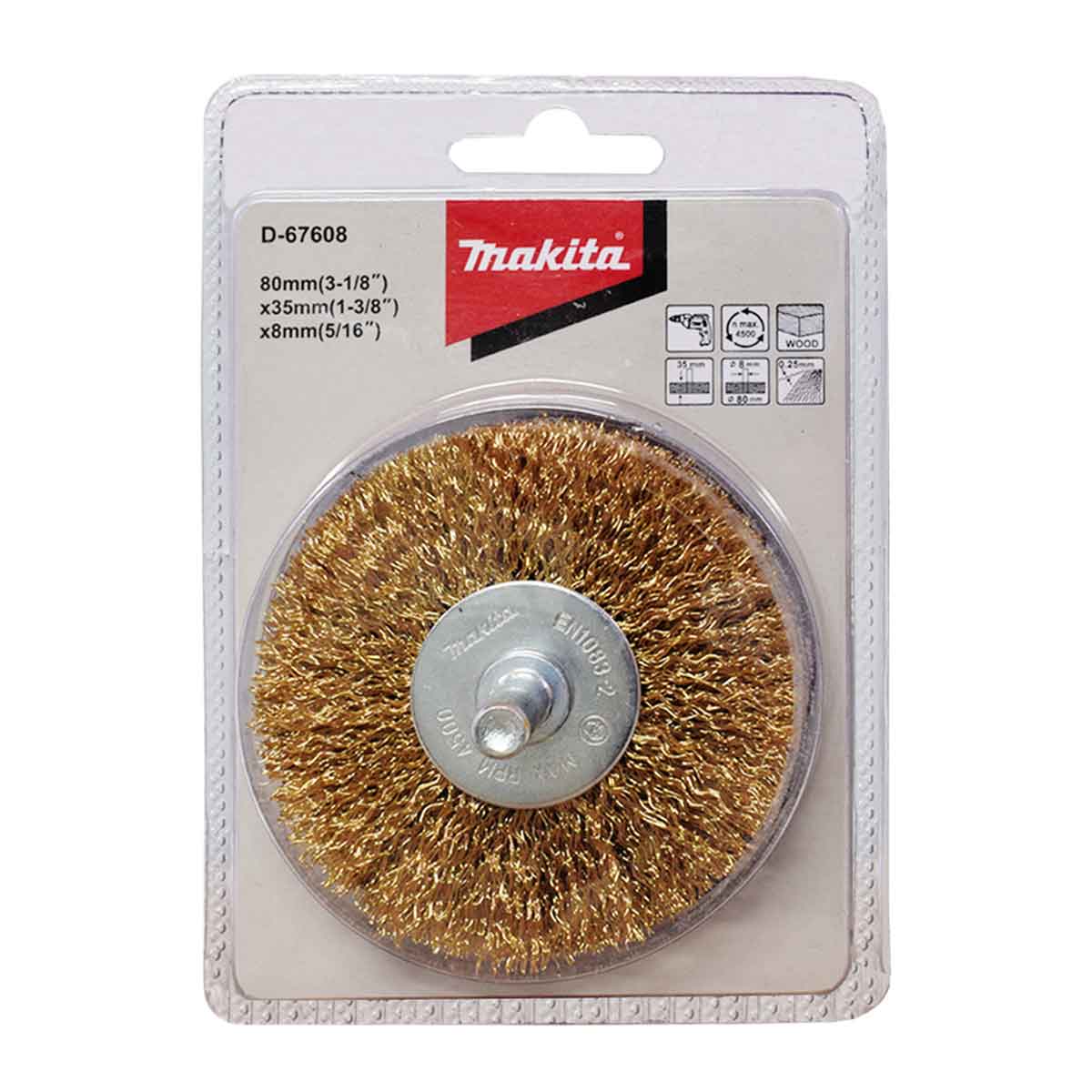 Grata Para Taladro Bruñido Madera 80x35mm D-67608 Makita 2