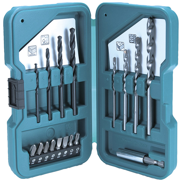 Set 17 Pcs Puntas y Brocas Multipropósito D-40216 Makita 1