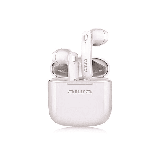 Audífono Inalámbrico Bluetooth blanco TWS AW-9 Aiwa