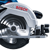 Sierra circular Inalámbrica 18v GKS 18v-57 Bosch Kit Baterías 4,0ah opcionales