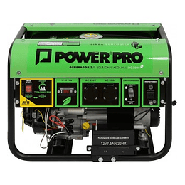 Generador 2.8kva 3 en 1 GPL/GN/Gasolina DG3000 Power Pro