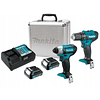 Kit atornillador y Atornillador Impacto inalámbrico 12v CLX224SAX Makita