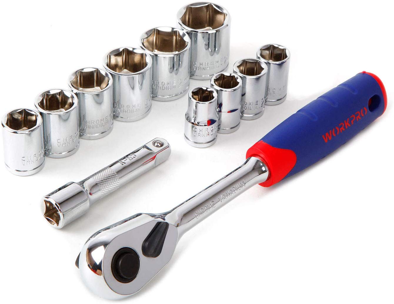 Chicharra set dados 12 piezas W003023 Workpro 4