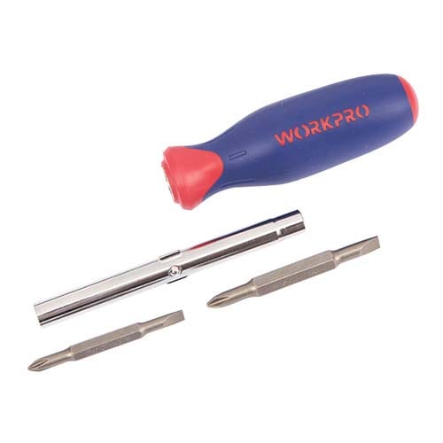 Destornillador 6 en 1 W021186 Workpro 2