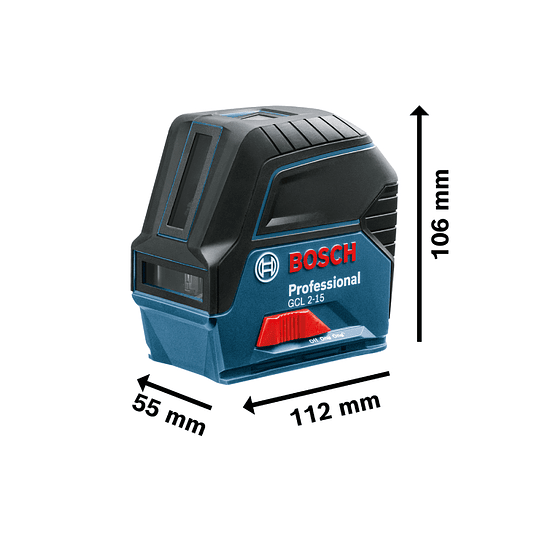Nivel Láser Combinado GCL 2-15 Professional + maletín + acc Bosch