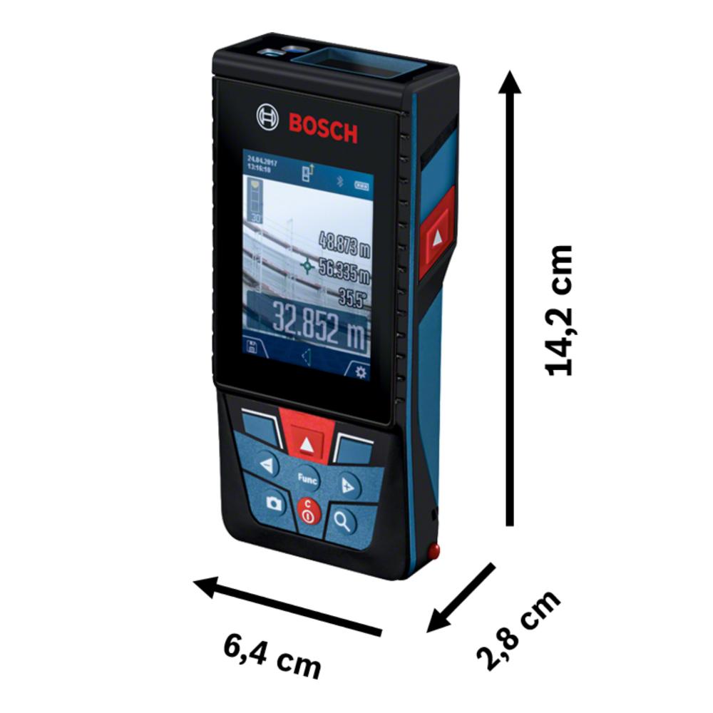 Medidor láser Bluetooth Bosch GLM 120 C Professional 4