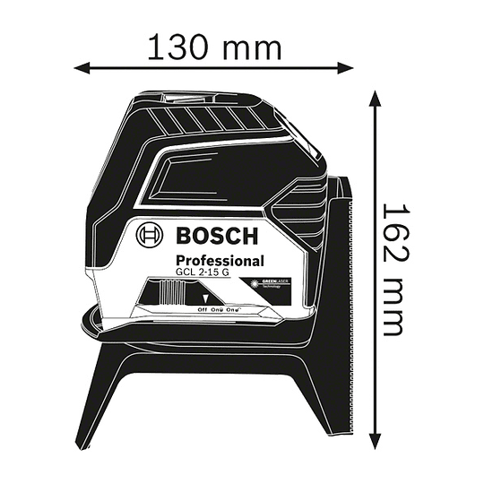 Nivel Láser Combinado GCL 2-15 G Verde Professional Bosch