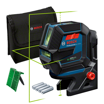 Nivel Laser Combinado Líneas y Puntos Verdes GCL 2-50 G + RM10 + Trípode Bosch  2