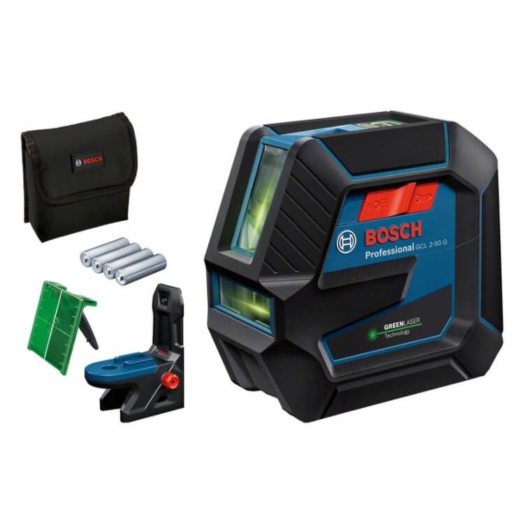 Nivel Laser Combinado Líneas y Puntos Verdes GCL 2-50 G + RM10 + Trípode Bosch  3