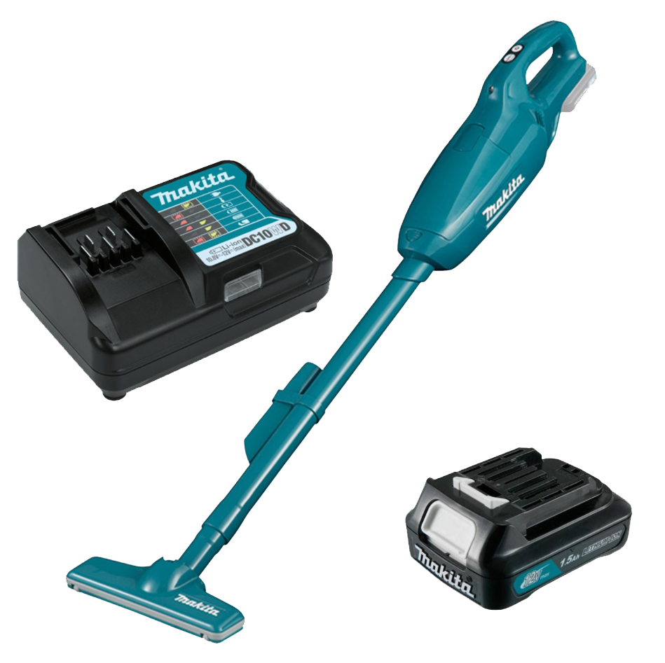 Aspiradora Inalámbrica 12V Max (CXT) / 1 Batería 12v 1.5Ah + Cargador Cl107fdwy Makita 1