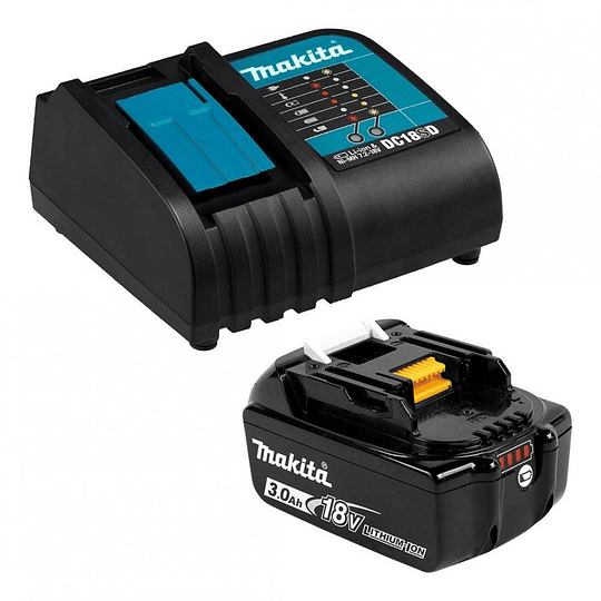 Set 1 Batería 18V 3.0ah  + Cargador 191E70-1 Makita