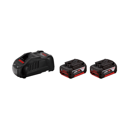 Kit 2 Baterías GBA 18V 4.0Ah + Cargador GAL 1880 CV Professional Bosch