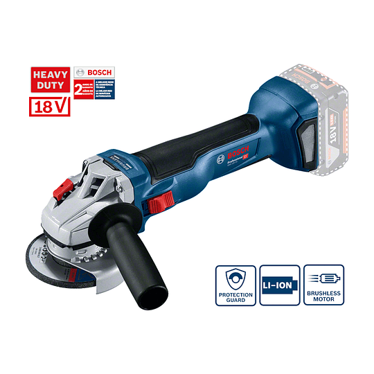 Esmeril Angular inalámbrico 125 mm GWS 18V-10  Bosch