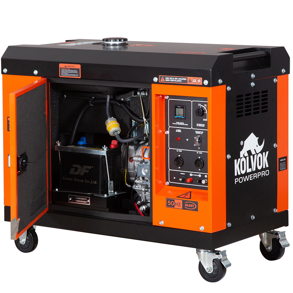 Generador eléctrico Diesel Monofásico Insonoro 5KVA GS700D Kolvok 1