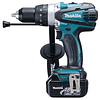 Taladro Percutor Inalámbrico 18v DHP458RFE Makita