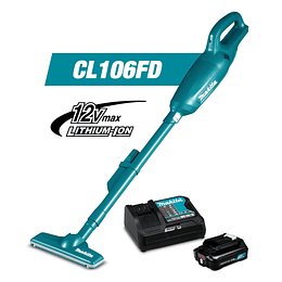 Aspiradora inalámbrica 12V CL106FDZ-1 Makita + Kit Batería