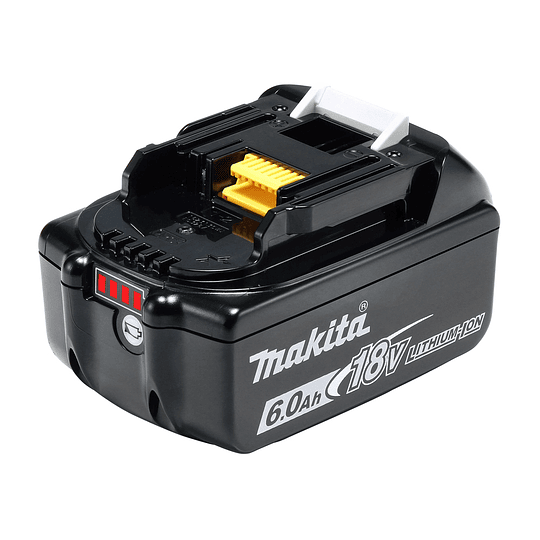 POWERPACK BL1860B 4 baterías 6 Ah + Cargador rápido doble 198091-4 Makita