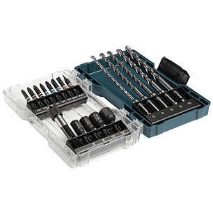 Set brocas SDS Plus, puntas y dados 18 pcs E-07026 Makita
