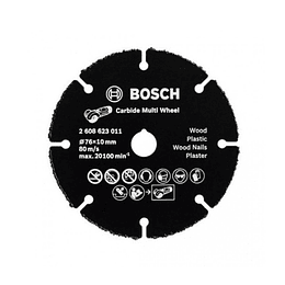 Disco de Corte Carbide Multi Wheel 76mm, Bosch