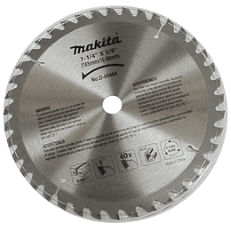 Disco 7 1/4'' 40D Aluminio D-03464 Makita