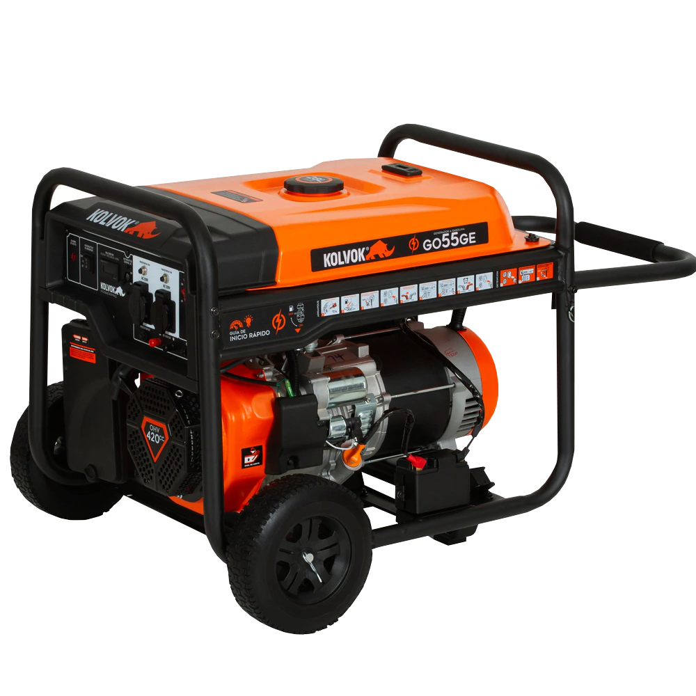 Generador eléctrico a gasolina 5,5Kva GO55GE Kolvok 1