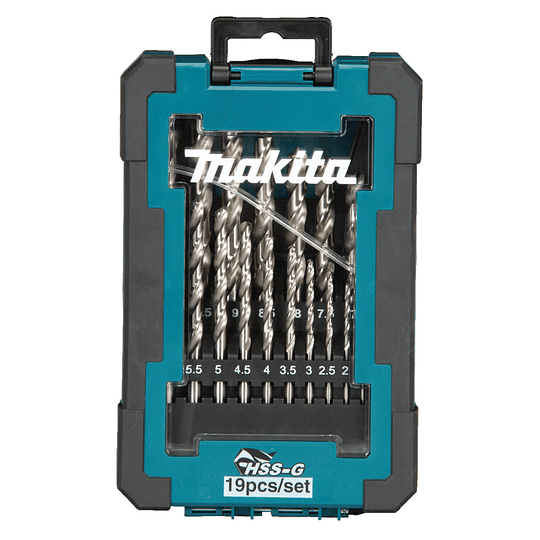 Set de brocas para metal HSS-G 19 pcs D-67549 Makita