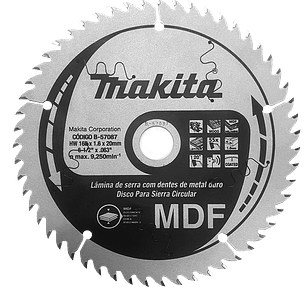 Disco sierra 165x20mm melamina para SP600D B-57087 Makita