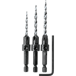 set 3 Brocas avellanadoras 6-8-10mm A-99661 Makita