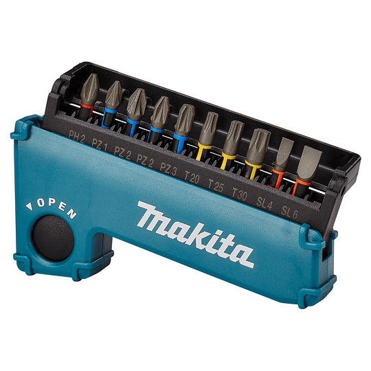 Juego 11 pcs puntas impact premier E-03573 Makita