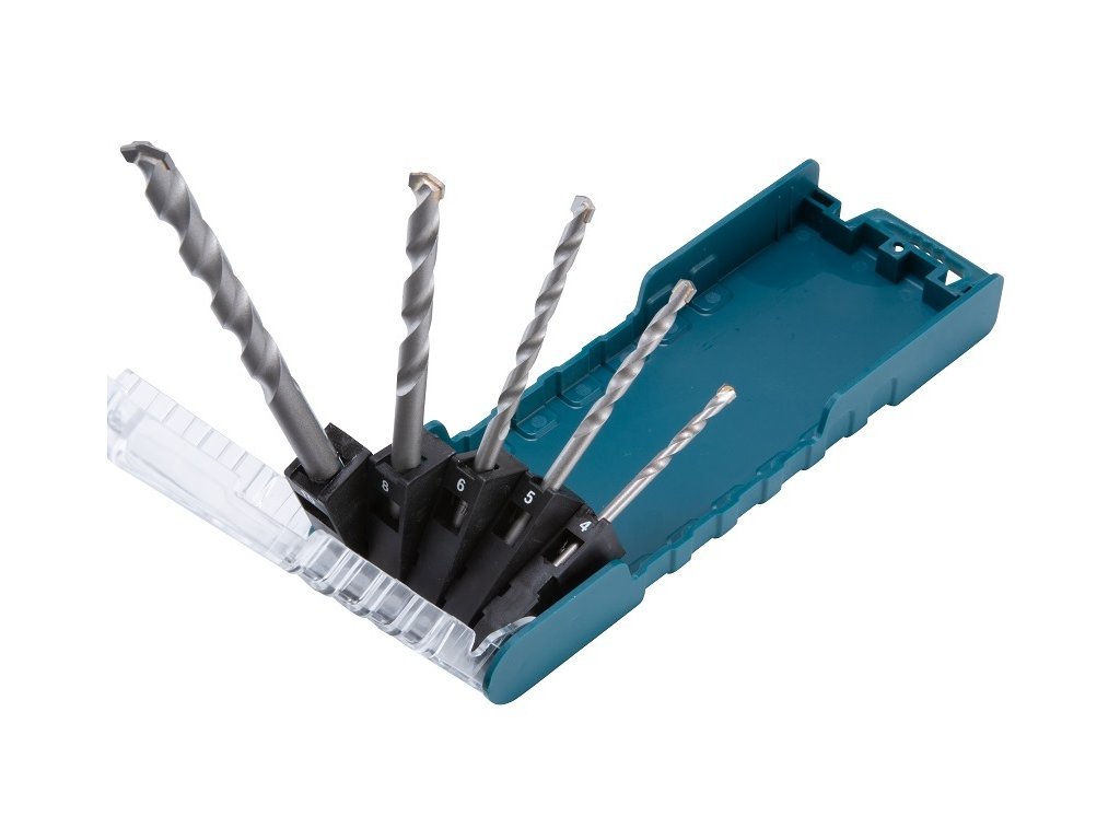 Set 5 pcs Brocas para mampostería E-11536 Makita 1