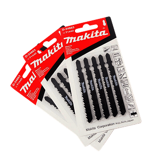 Pack 3 set 5 pcs Hoja Calar madera / pvc 74mm D-34883 Makita