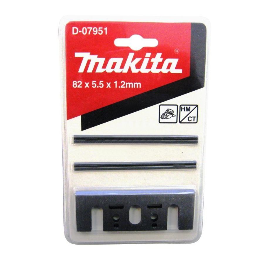 juego mini Cuchillas + cuchillas HM para cepillo HM 82mm D-07951 Makita 1