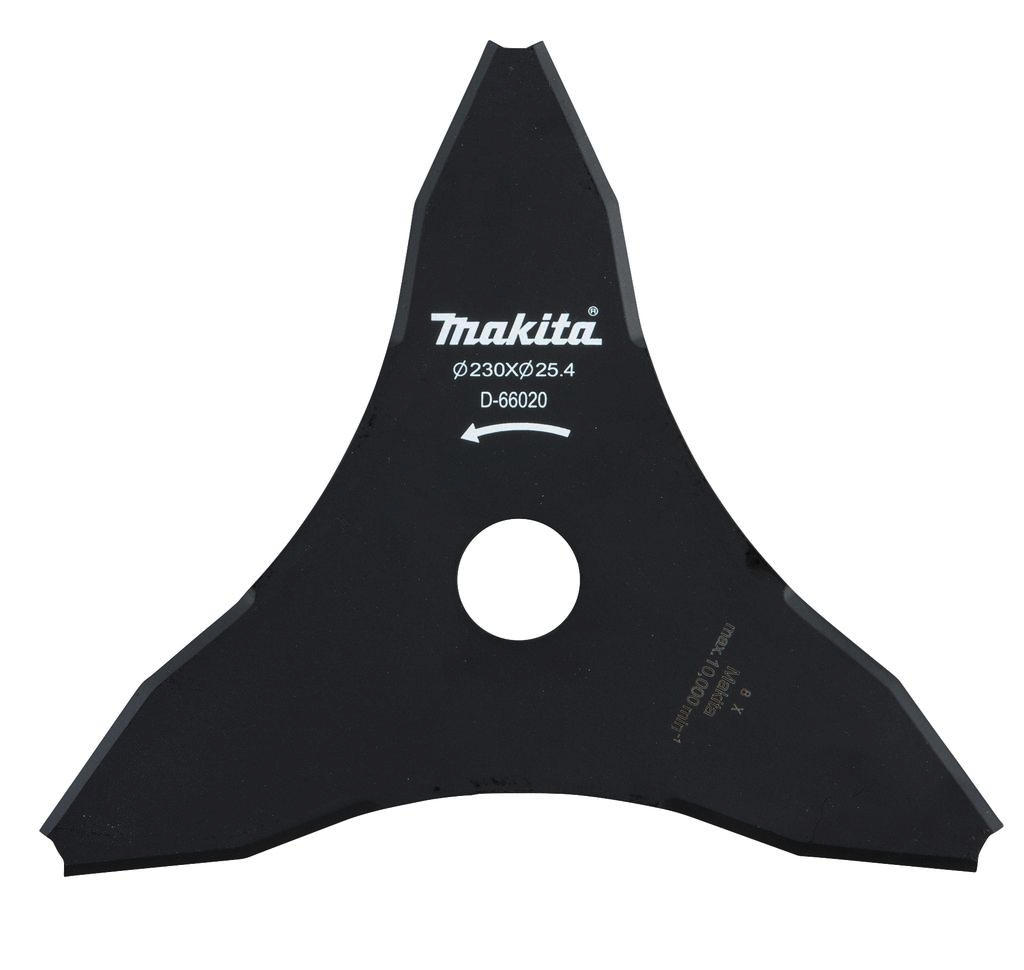 Cuchilla 3 filos para desbrozadora 230 mm D-66020 Makita 1