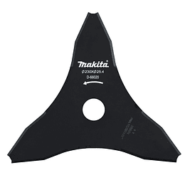 Cuchilla 3 filos para desbrozadora 230 mm D-66020 Makita