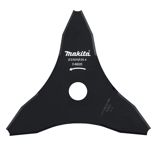 Cuchilla 3 filos para desbrozadora 230 mm D-66020 Makita