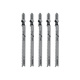 Set 5 Hojas Calar Madera Corte Limpios T101AO Bosch 