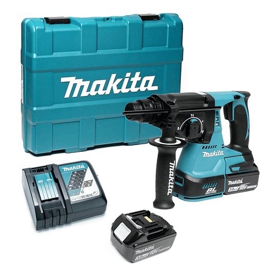 Rotomartillo Inalámbrico 18v 24 mm DHR242RFE Makita