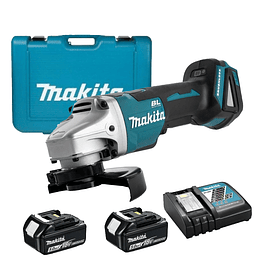 Esmeril Angular Inalámbrico 18v BL 4-1/2 DGA456RTE Makita 